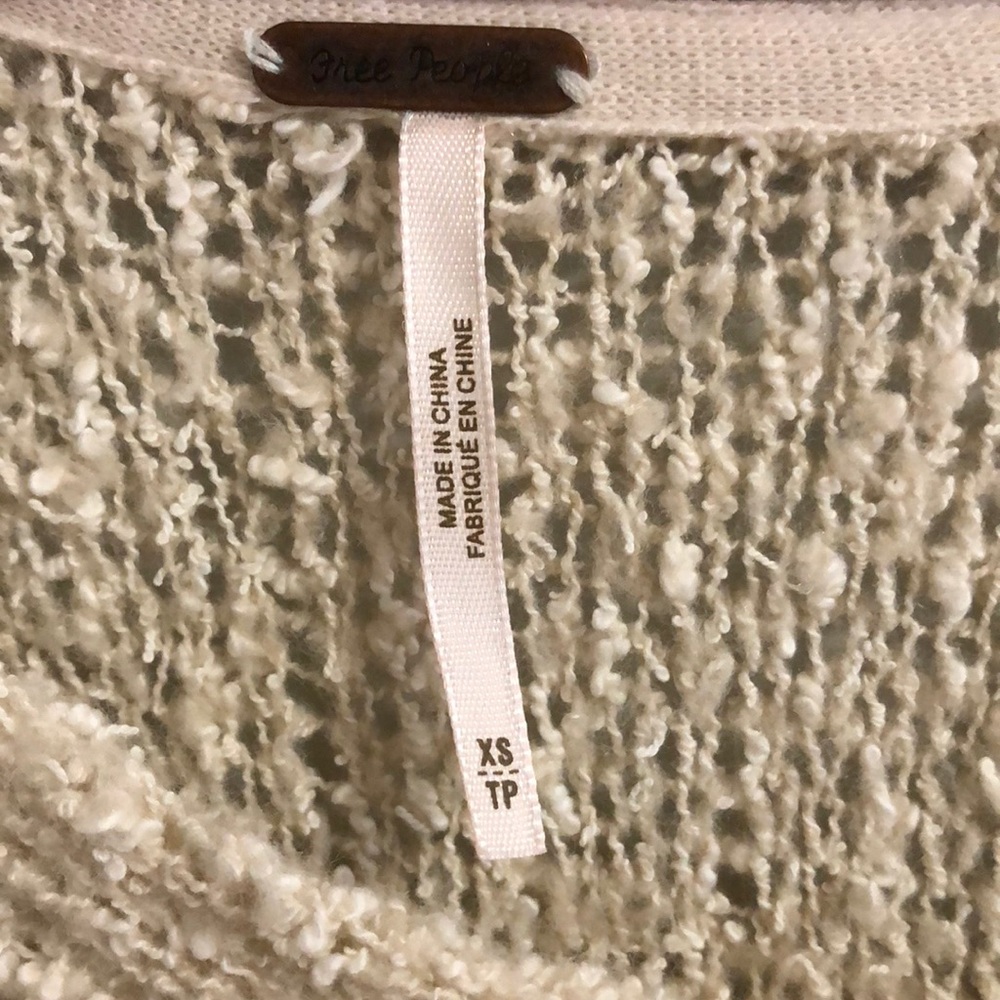 Knitted free people long sleeve shirt - Picture 3 of 4